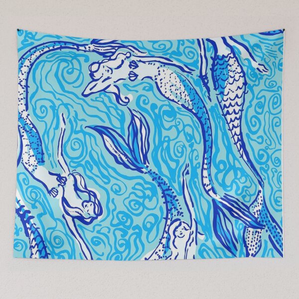 Item preview, beautiful lilly mermaid designed and sold by JamisonGoyettez.