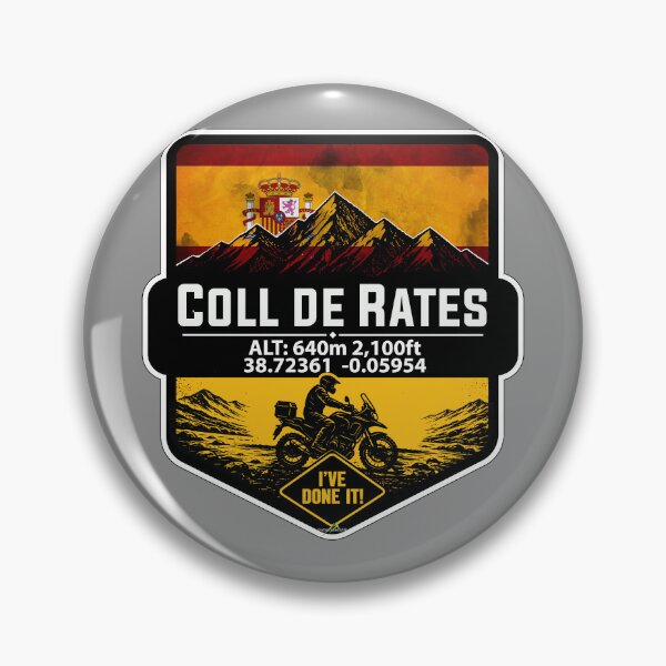 Item preview, Coll de Rates Spain Motorcycle I've Done It Sticker TShirt 01 designed and sold by OuterShellUK.