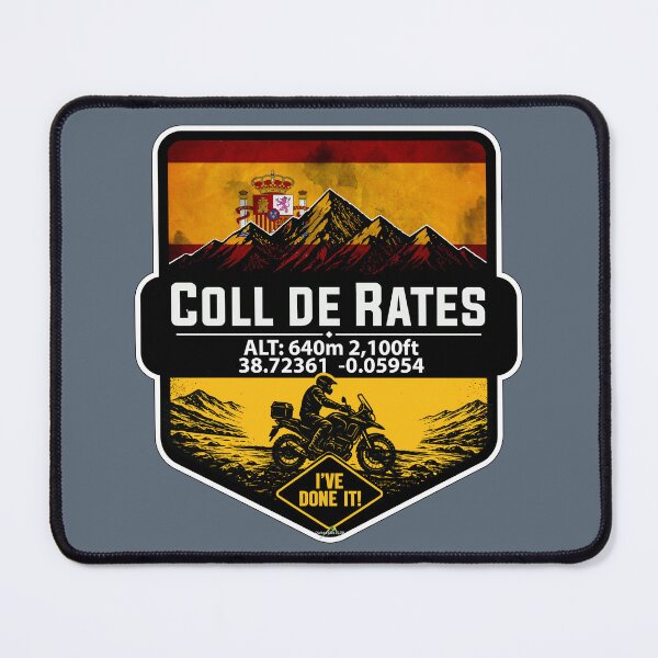 Item preview, Coll de Rates Spain Motorcycle I've Done It Sticker TShirt 01 designed and sold by OuterShellUK.