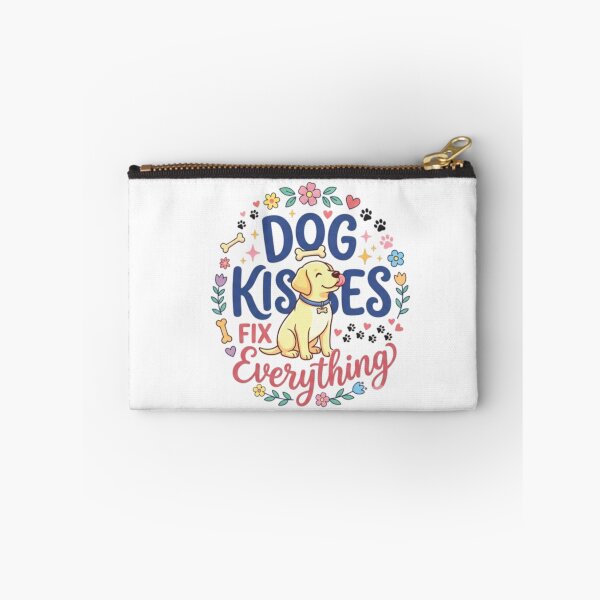 Item preview, Dog Kisses Fix Everything T-Shirt | Cute Dog Lover Typography | Funny Puppy Gift designed and sold by Faisal  Shah.