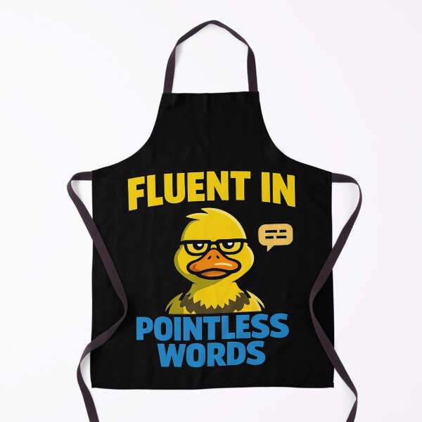 Item preview, Fluent In Pointless Words Funny Office Duck designed and sold by TeeTimeTreasure.