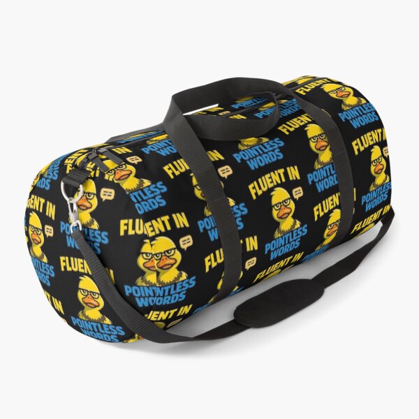 Item preview, Fluent In Pointless Words Funny Office Duck designed and sold by TeeTimeTreasure.