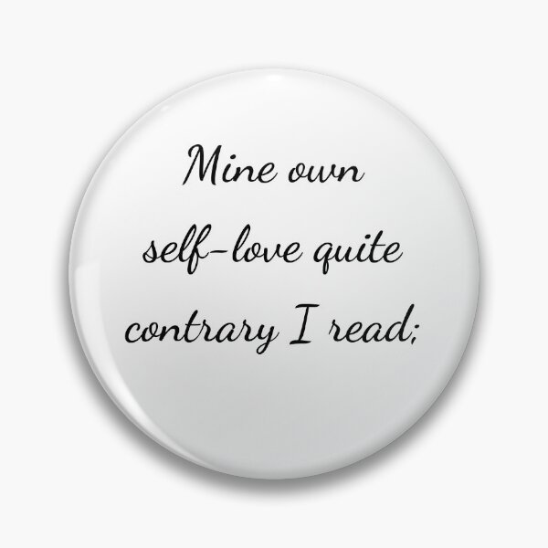 Item preview, “Mine own self-love quite contrary I read;” - handwriting black designed and sold by ariksworld.