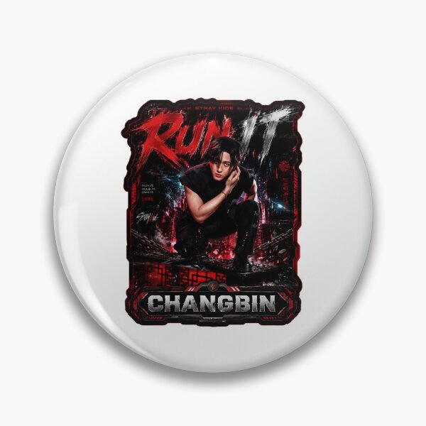 Item preview, SKZ Rapper Changbin Run It crimson power concert graphic designed and sold by Valeree Store.