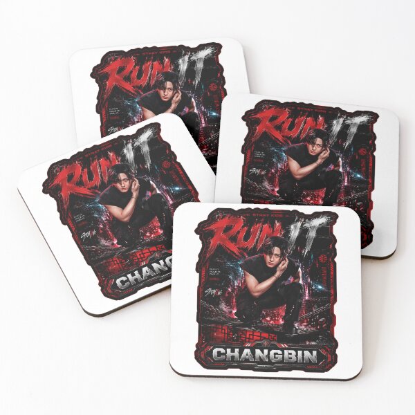 Item preview, SKZ Rapper Changbin Run It crimson power concert graphic designed and sold by Valeree Store.