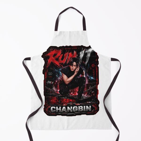 Item preview, SKZ Rapper Changbin Run It crimson power concert graphic designed and sold by Valeree Store.