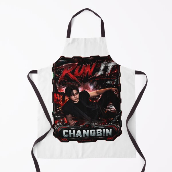 Artikelvorschau, Stray Kids Changbin Run It Dark Metal Typografie-Kunst entworfen und verkauft von Valeree Store.