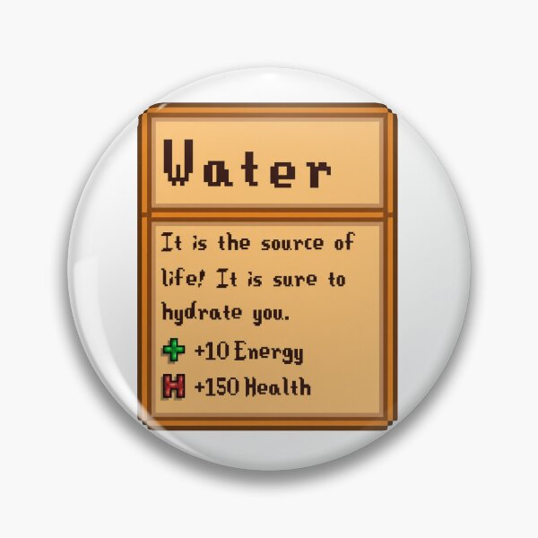 Item preview, Stardew Valley Emotional Support Water Bottle designed and sold by tesslstmoved.