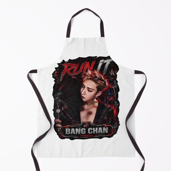 Item preview, Bang Chan Stray Kids Run It red lightning concert poster art designed and sold by Valeree Store.