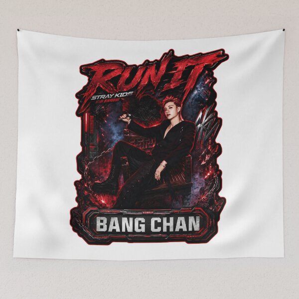 Item preview, SKZ Leader Bang Chan Run It cyber warrior stage aesthetic designed and sold by Valeree Store.