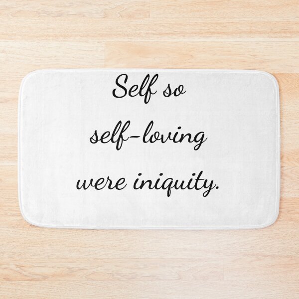 Item preview, “Self so self-loving were iniquity.” - handwriting black designed and sold by ariksworld.