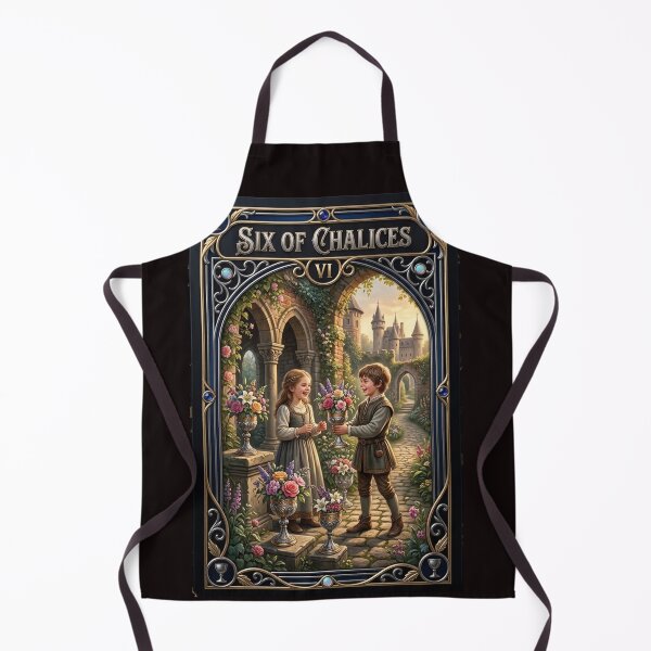 Item preview, Six of Chalices - tarot card designed and sold by Studio77-Gothic.