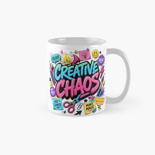 Item preview, Creative Chaos Sticker | Colorful Graffiti Art Design | Creative Mind Vinyl Sticker for Artists & Designers designed and sold by Stylestickers55.