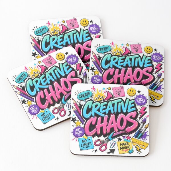 Item preview, Creative Chaos Sticker | Colorful Graffiti Art Design | Creative Mind Vinyl Sticker for Artists & Designers designed and sold by Stylestickers55.