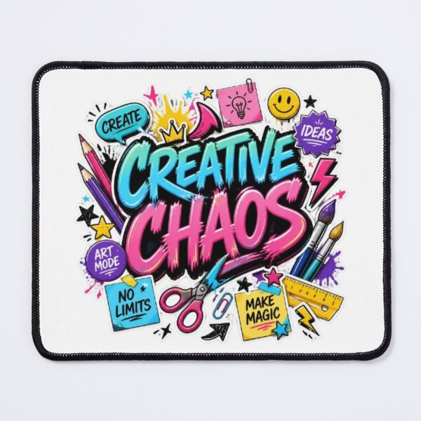 Item preview, Creative Chaos Sticker | Colorful Graffiti Art Design | Creative Mind Vinyl Sticker for Artists & Designers designed and sold by Stylestickers55.