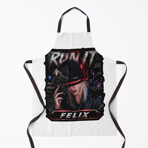 Item preview, Stray Kids Lee Felix Run It high energy red stage graphic designed and sold by Valeree Store.