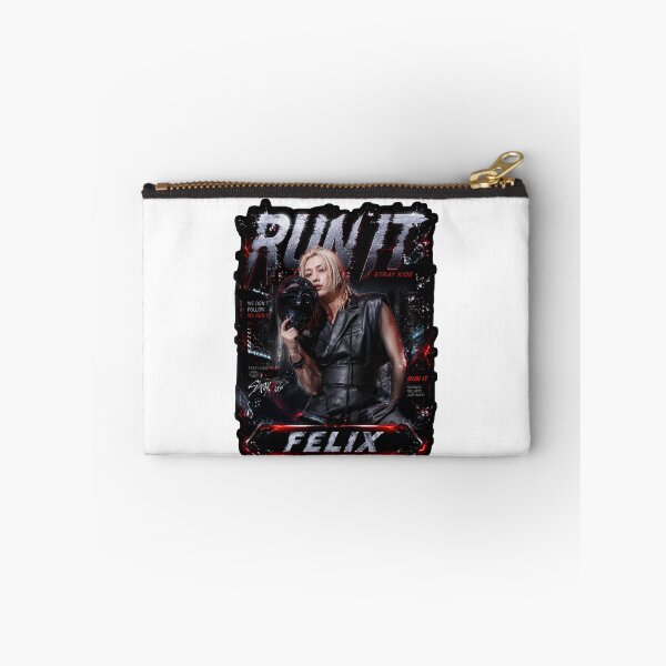 Item preview,  SKZ Felix Run It crimson lightning tour concert design designed and sold by Valeree Store.