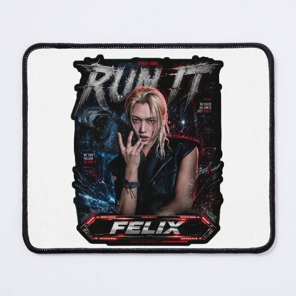 Item preview, Felix Stray Kids Run It deep voice dark warrior stage visual designed and sold by Valeree Store.