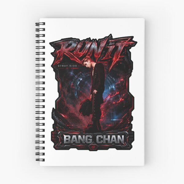 Item preview, Bang Chan 3RACHA Producer Mode Run It Electro Red Art designed and sold by Valeree Store.