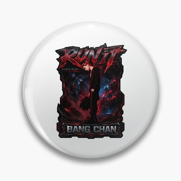 Item preview, Bang Chan 3RACHA Producer Mode Run It Electro Red Art designed and sold by Valeree Store.