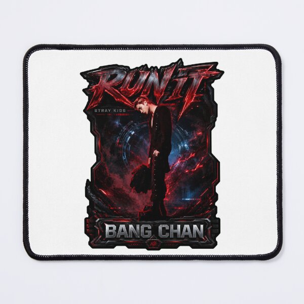 Item preview, Bang Chan 3RACHA Producer Mode Run It Electro Red Art designed and sold by Valeree Store.