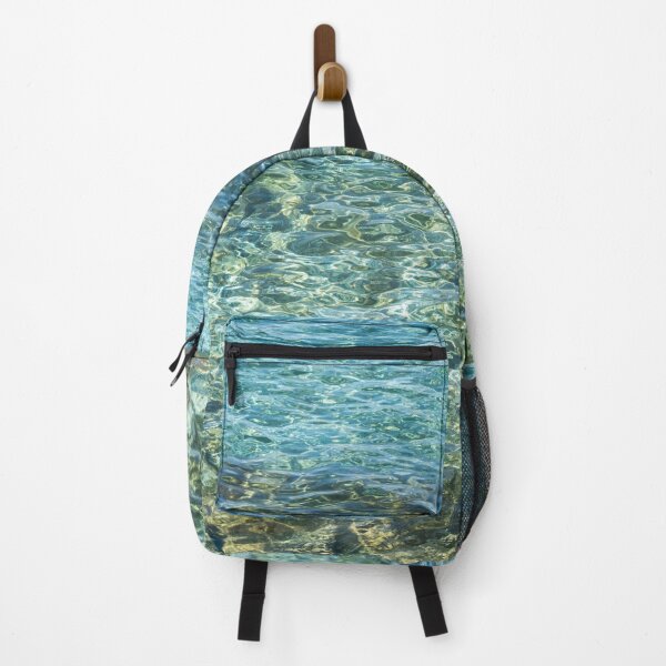 Item preview, Abstracting Seawater - Sunlit Blue Green Ripples like Moire Silk designed and sold by Georgia Mizuleva.