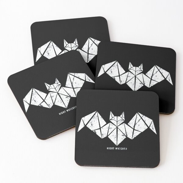 Item preview, Night Watcher Geometric Bat Graphic designed and sold by Rama KLK.