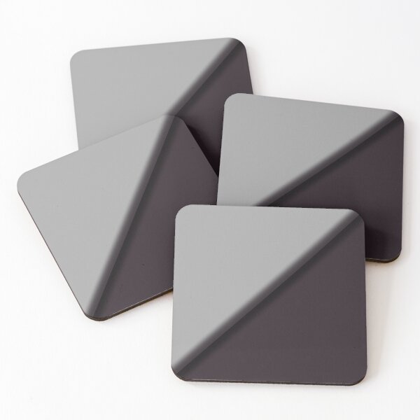 Item preview, Minimalist Silver Gray and Eggplant designed and sold by pluielegere.