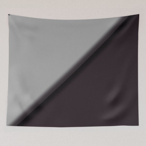 Item preview, Minimalist Silver Gray and Eggplant designed and sold by pluielegere.