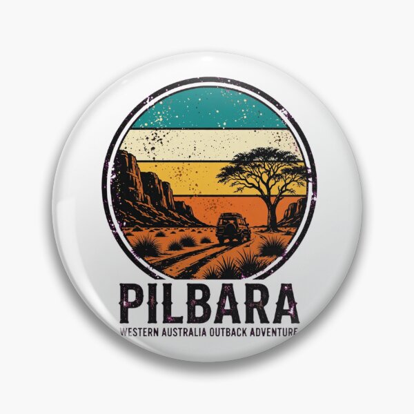 Item preview, Pilbara Western Australia Outback Adventure Vintage Road Trip Travel Crew designed and sold by Yellowriversss.