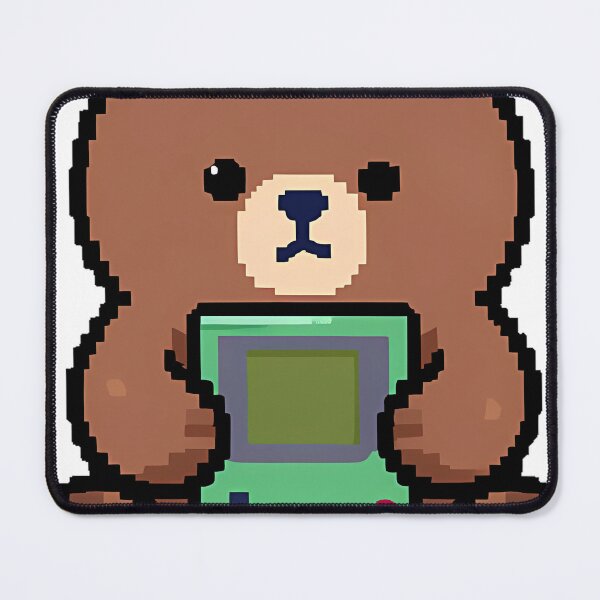 Item preview, 8-Bit Bear with Retro Handheld designed and sold by pumsquare.