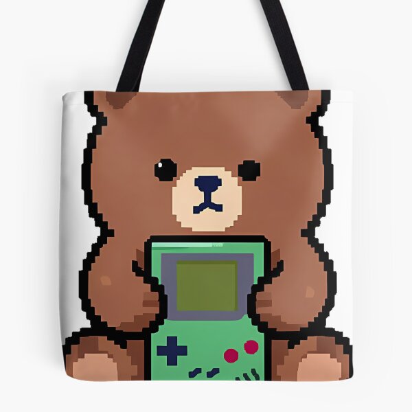 Item preview, 8-Bit Bear with Retro Handheld designed and sold by pumsquare.