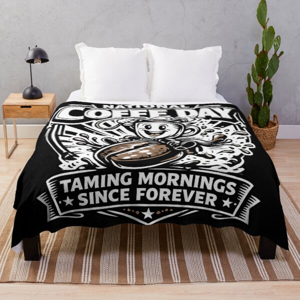 Item preview, Taming Mornings Since Forever National Coffee Day Cute designed and sold by irfanshikh.