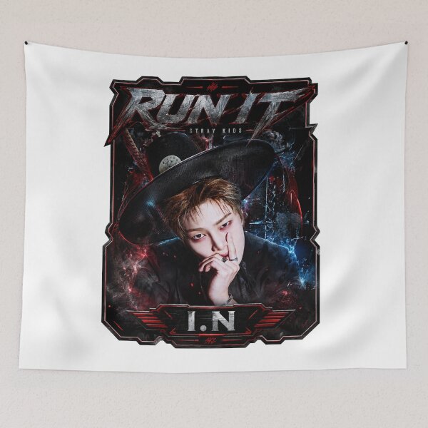 Item preview, Yang Jeongin SKZ I.N Run It Dark Flame Stage Poster designed and sold by Valeree Store.