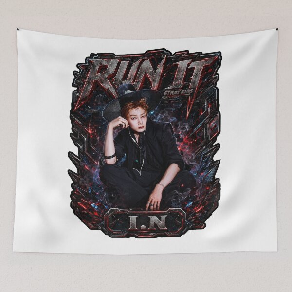 Item preview, Stray Kids Jeongin Run It red lightning performance graphic designed and sold by Valeree Store.