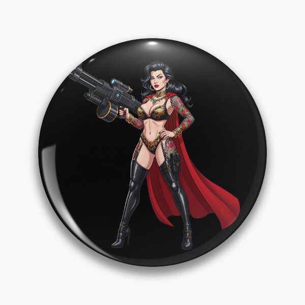 Artikelvorschau, Sci Fi Warrior Pinup Tattoo Girl entworfen und verkauft von HolaJosephina.