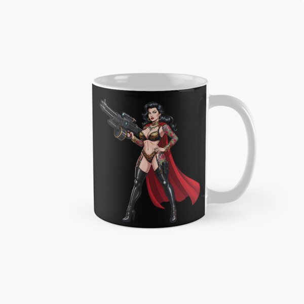 Item preview, Sci Fi Warrior Pinup Tattoo Girl designed and sold by HolaJosephina.