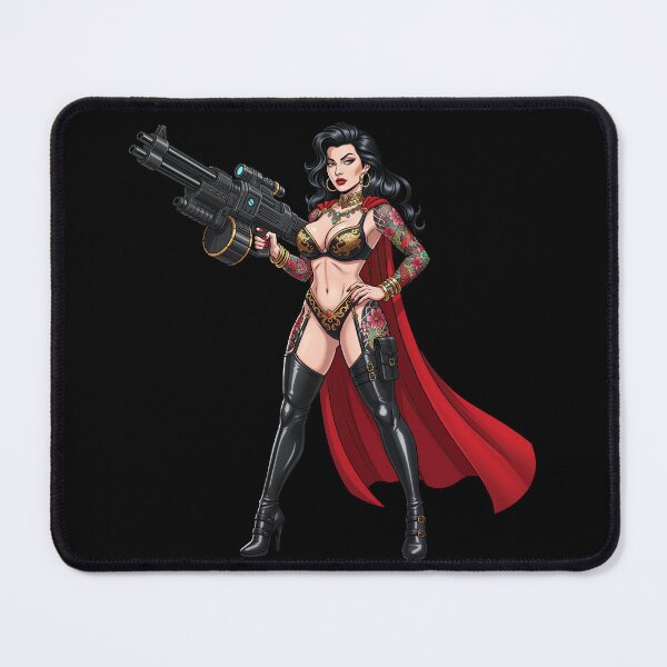Item preview, Sci Fi Warrior Pinup Tattoo Girl designed and sold by HolaJosephina.