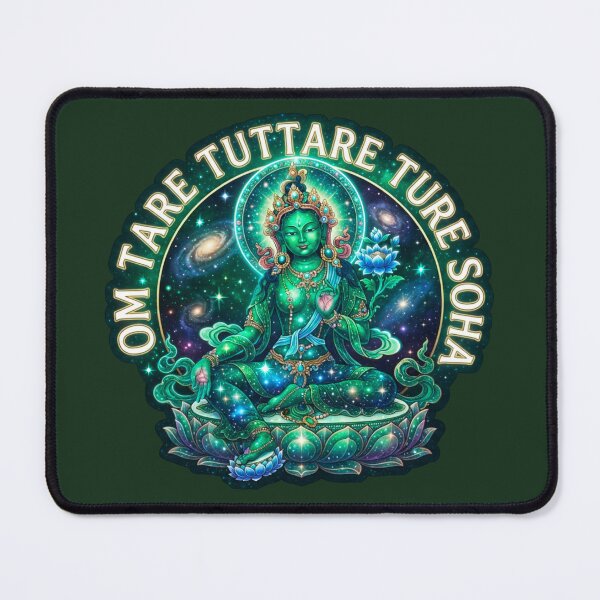 Item preview, Green Tara Mantra Om Tate Tuttare  designed and sold by shantilovesart.