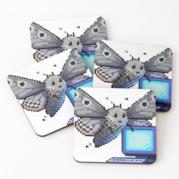 Item preview, Pixel Moth Drawn to Screen designed and sold by pumsquare.