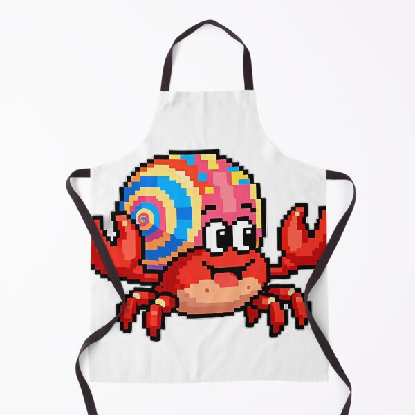 Item preview, Pixel Hermit Crab with Shell designed and sold by pumsquare.