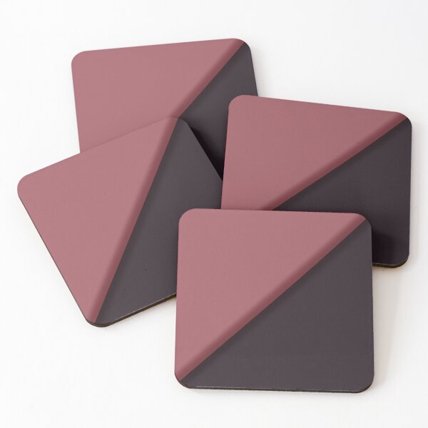 Item preview, Minimalist Dusty Rose and Eggplant designed and sold by pluielegere.