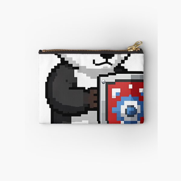 Item preview, Pixel Badger with Shield designed and sold by pumsquare.
