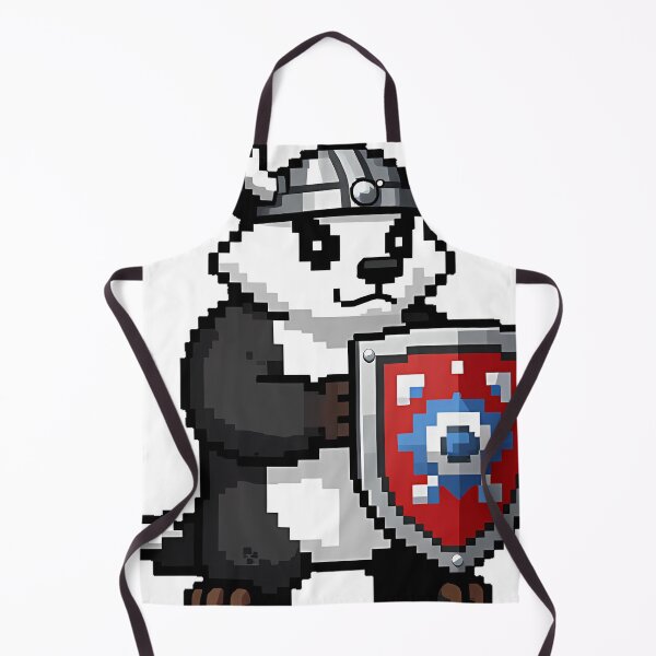 Item preview, Pixel Badger with Shield designed and sold by pumsquare.