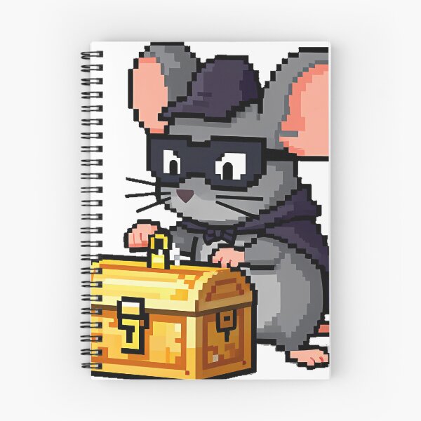 Item preview, 8-Bit Mouse Thief with Lockpick designed and sold by pumsquare.