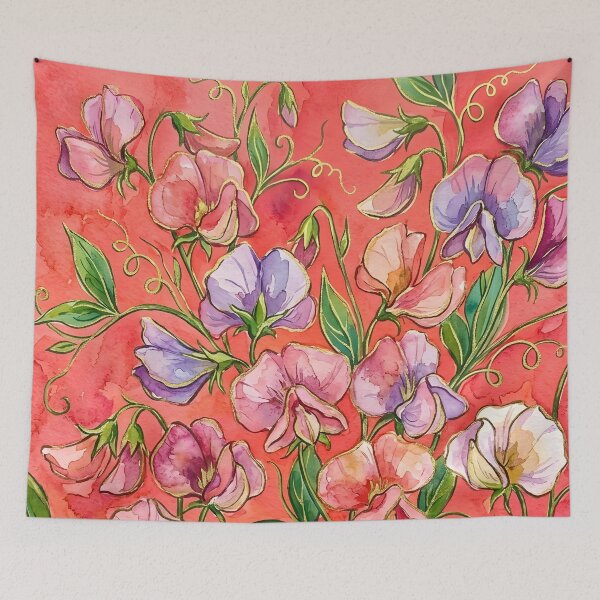 Item preview, Sweet Pea Flower  designed and sold by GraphicsClub.