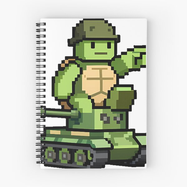 Item preview, Pixel Turtle Tank Commander designed and sold by pumsquare.