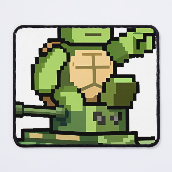 Item preview, Pixel Turtle Tank Commander designed and sold by pumsquare.