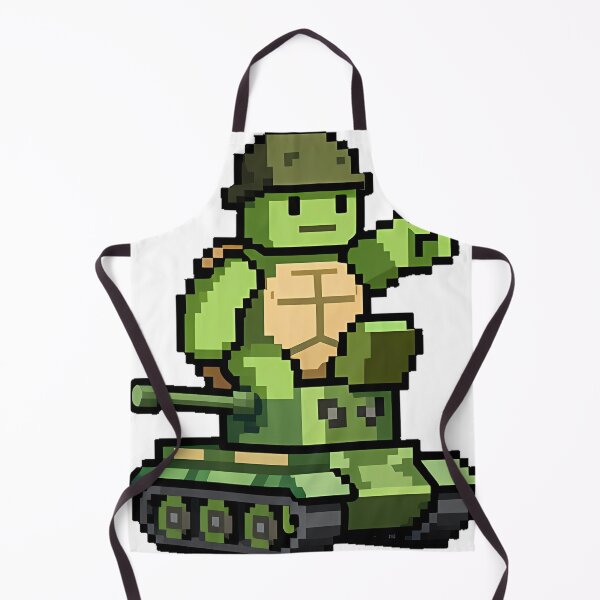 Item preview, Pixel Turtle Tank Commander designed and sold by pumsquare.
