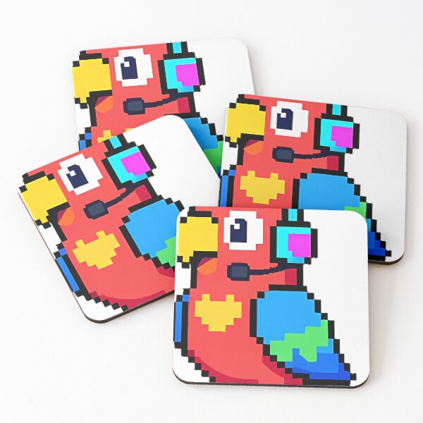 Item preview, 8-Bit Parrot Translator Bot designed and sold by pumsquare.